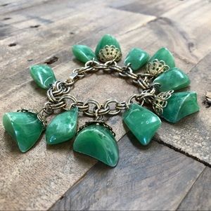 Green Gemstone Bracelet